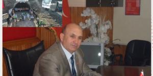 Eski Madenci, Eski Soma Mhp İlçe Başkanının Basın Açıklaması.   VEDAT ERDEM
