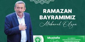 AMASYA pancar ekicileri koperatifi başkanı mustafa saatci nin ramazan bayramı kutlama mesajı